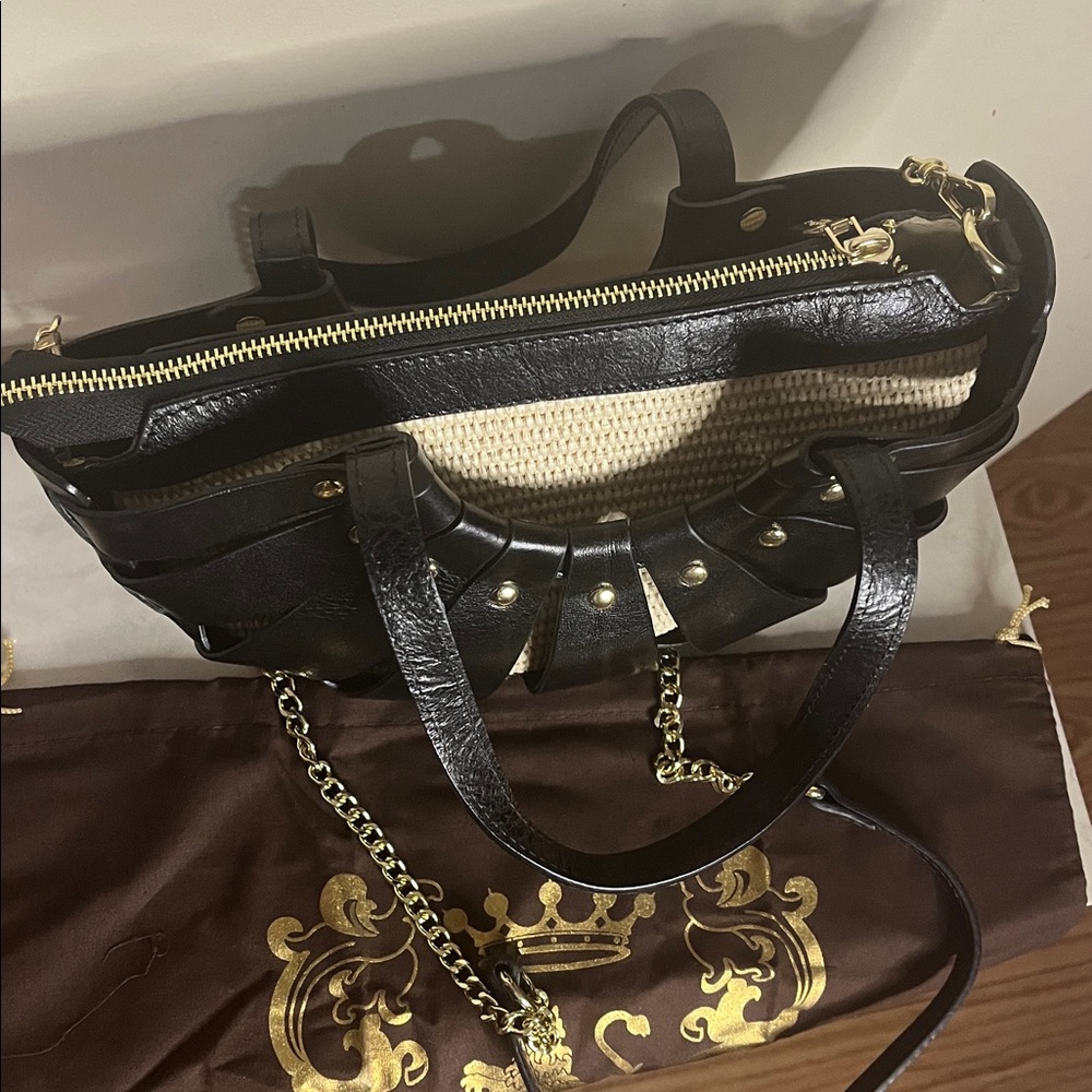 Pratesi Firenze “Lucolena” Italian leather crossbody-shoulder bag - Picture 3 of 10